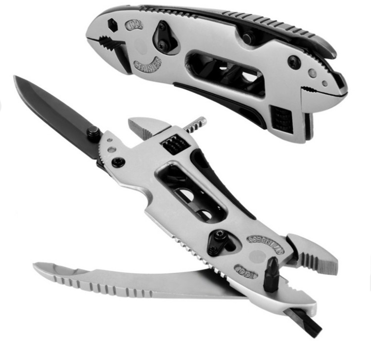 Multiverktyg Nr 21 TLP-1106 multiverktyg i stål, kniv tång skiftnyckel